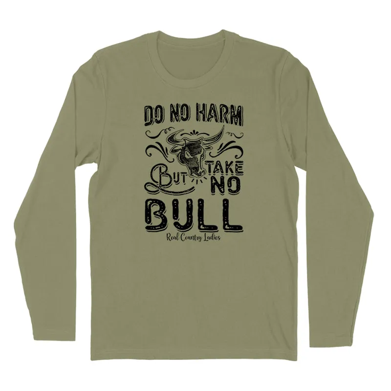 Take No Bull Black Print Hoodies & Long Sleeves