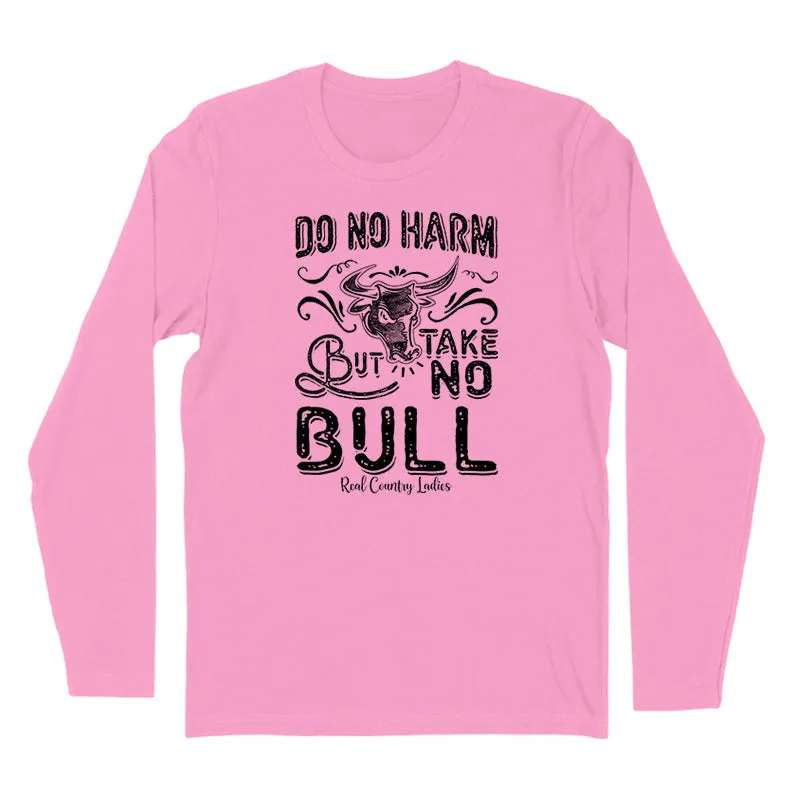 Take No Bull Black Print Hoodies & Long Sleeves