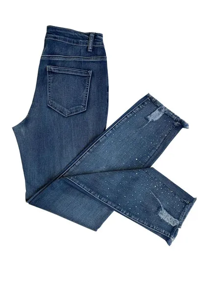 The Waterfall Bling Denim Jean ETHYL Z55