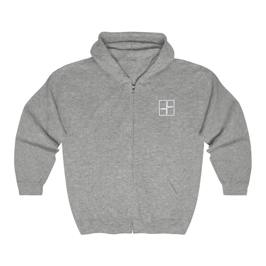 V V Zipped Hoodie