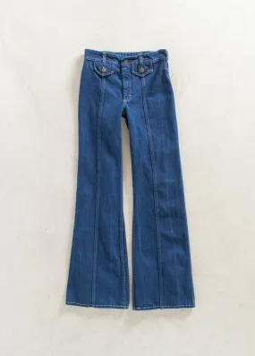 Vintage 1970s Liberte Darkwash Flare Jeans Size Women's 23