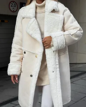 Women's Jackets Plush Jacket Warm Teddy Outerwear