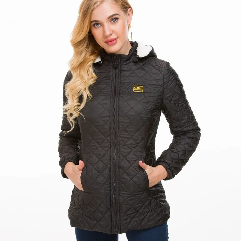 Women's Winter Warm Hooded Jacket