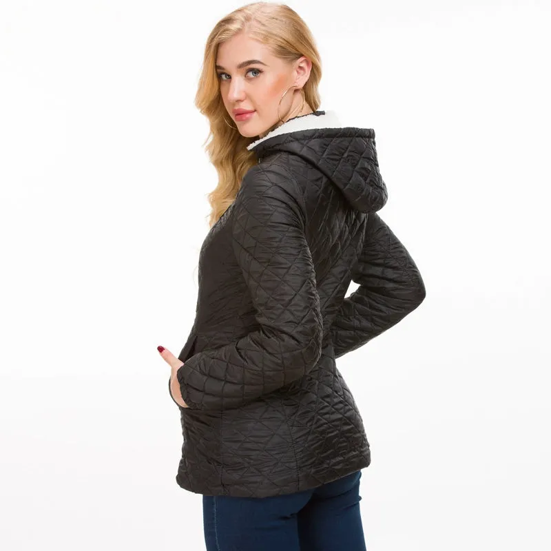 Women's Winter Warm Hooded Jacket